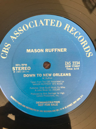 Just Be My Friend / Down To New Orleans Mason Ruffner