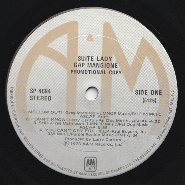 Suite Lady Gap Mangione