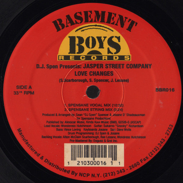 Love Changes DJ Spen,Jasper Street Co.