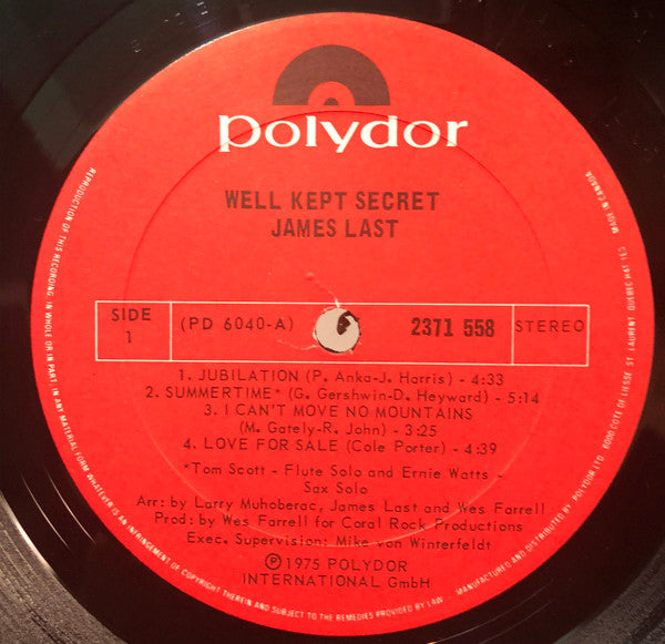 Well Kept Secret James Last