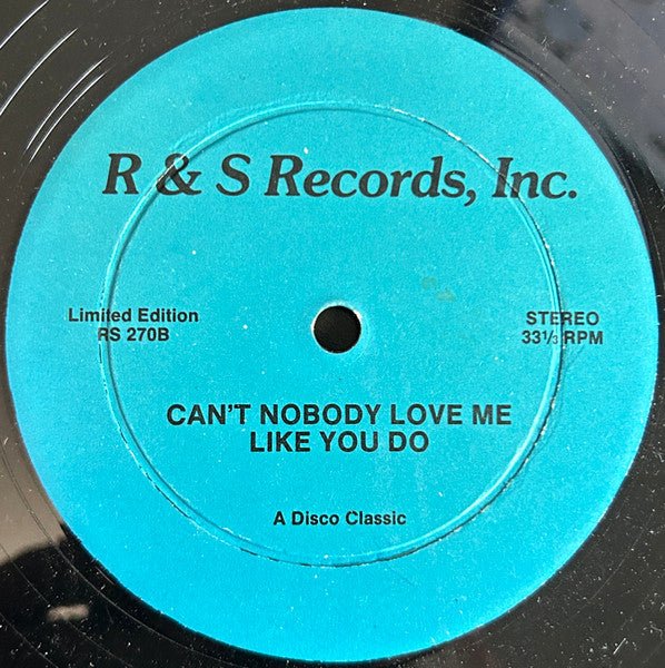 It Ain't No Big Thing / Can't Nobody Love Me Like You Do Donna McGhee,General Johnson