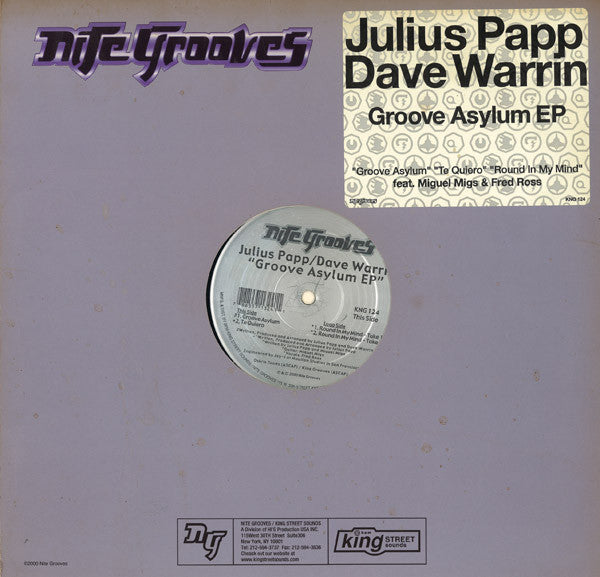 Groove Asylum EP Julius Papp & Dave Warrin