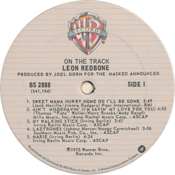 On The Track Leon Redbone