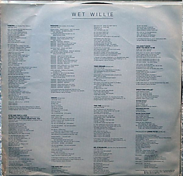 Which One's Willie? Wet Willie