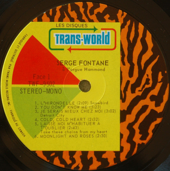 Serge Fontane À L'orgue Hammond Serge Fontane