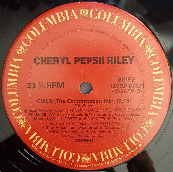 Thanks For My Child Cheryl Pepsii Riley