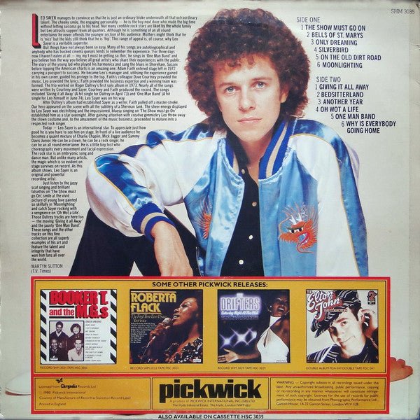 The Show Must Go On Leo Sayer
