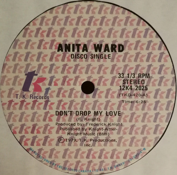 Anita Ward - Don't Drop My Love