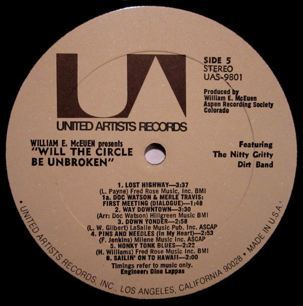 Will The Circle Be Unbroken Nitty Gritty Dirt Band