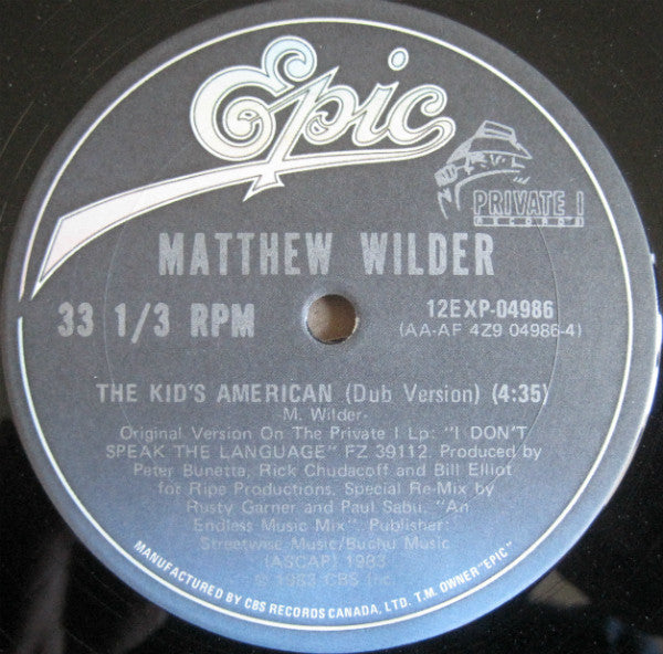 The Kid's American Matthew Wilder