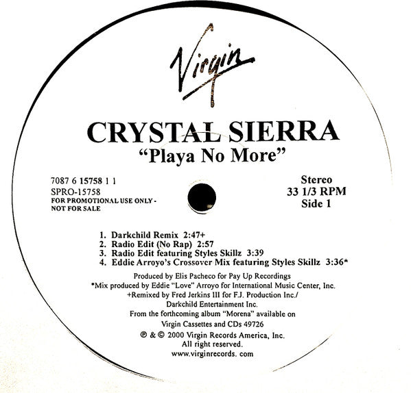 Playa No More Crystal Sierra