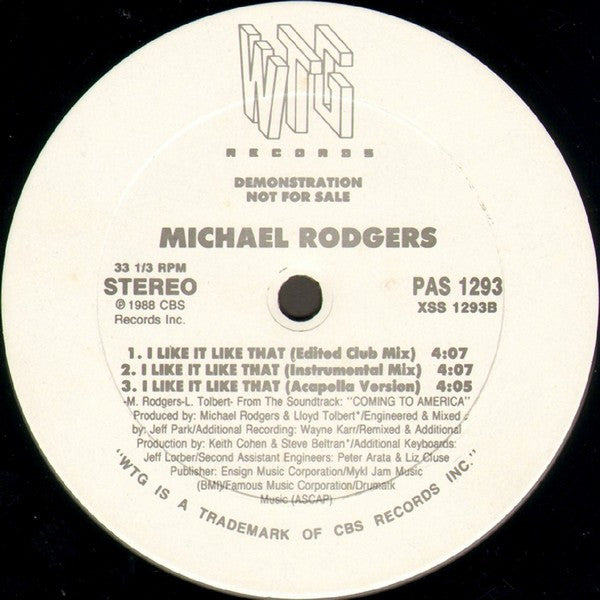 I Like It Like That Michael Rodgers