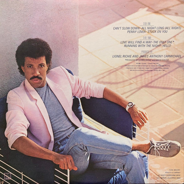 Can't Slow Down Lionel Richie