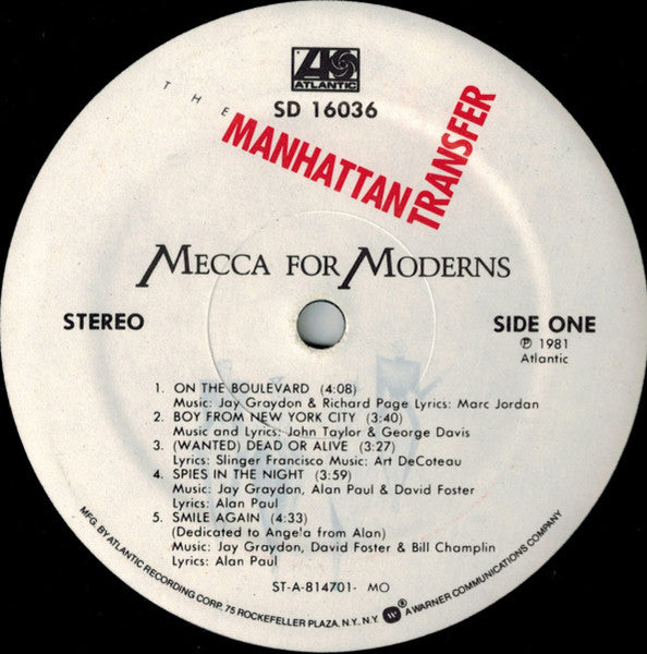Mecca For Moderns The Manhattan Transfer