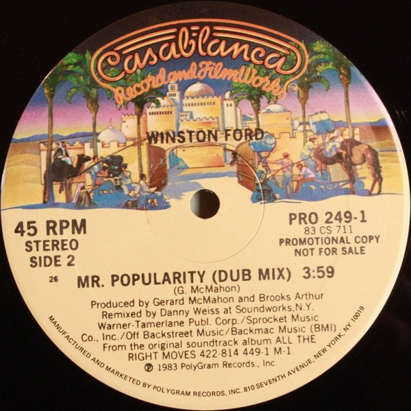 Mr. Popularity Winston Ford