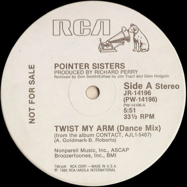 Twist My Arm (Dance Mix) Pointer Sisters