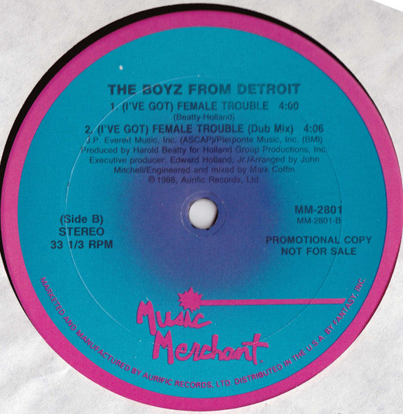 (I've Got) Female Trouble (Remix) The Boyz From Detroit