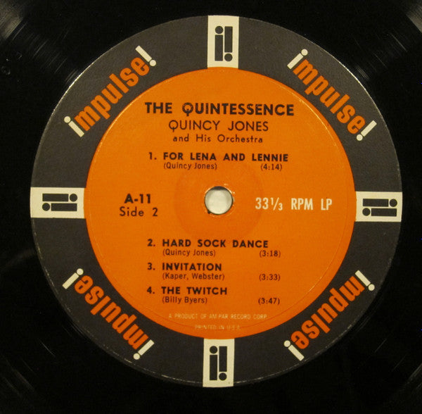 The Quintessence Quincy Jones And His Orchestra