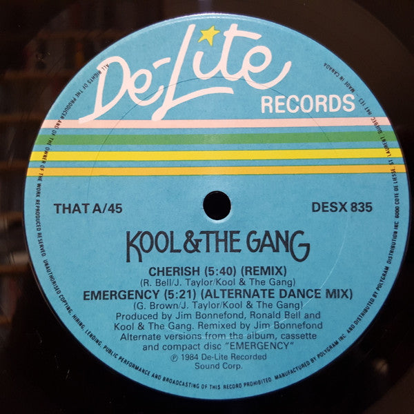 Emergency / Cherish Kool & The Gang