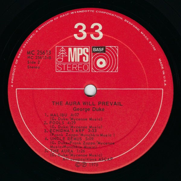 The Aura Will Prevail George Duke