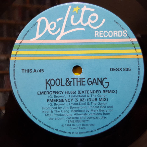 Emergency / Cherish Kool & The Gang