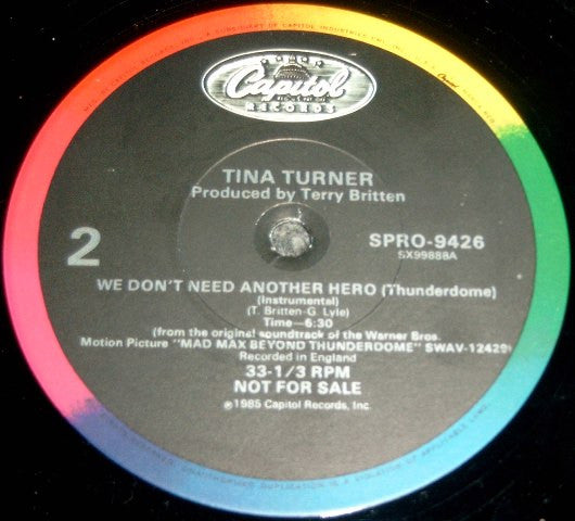 We Don't Need Another Hero (Thunderdome) Tina Turner