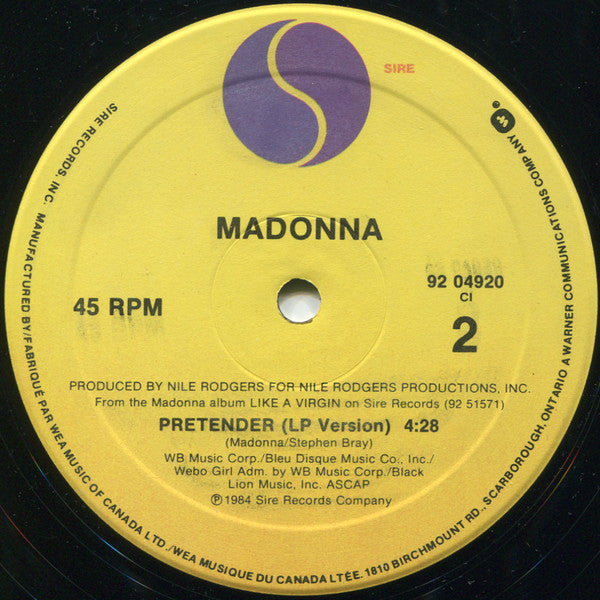 Papa Don't Preach Madonna