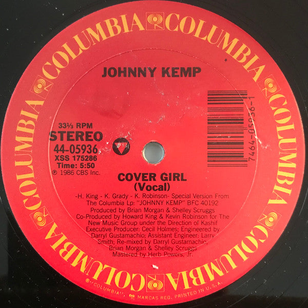 Cover Girl Johnny Kemp