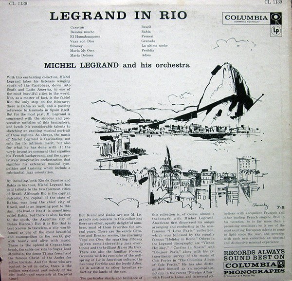 Legrand In Rio Michel Legrand Et Son Orchestre