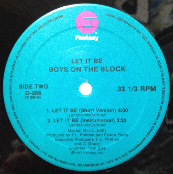 Let It Be 2 Boys On The Block