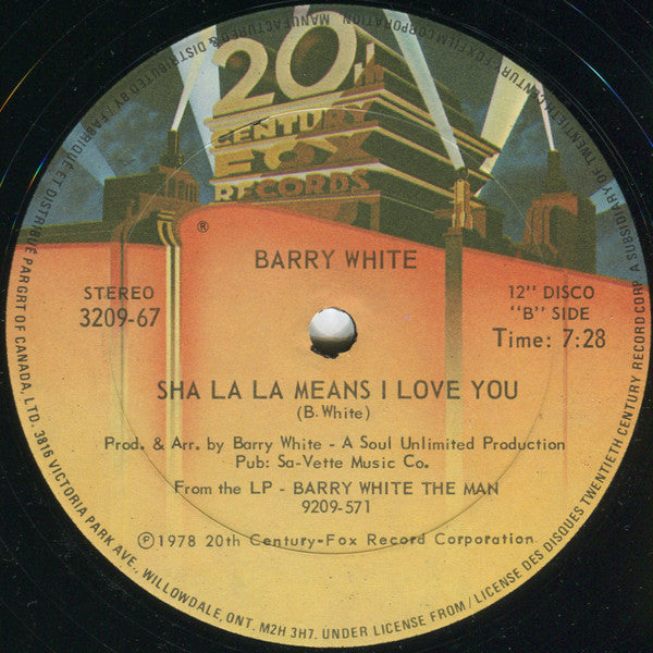 Your Sweetness Is My Weakness Barry White