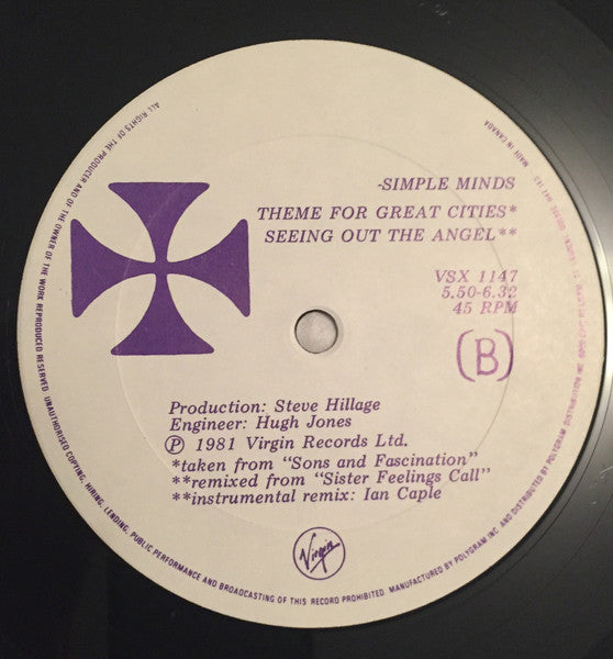 Promised You A Miracle Simple Minds