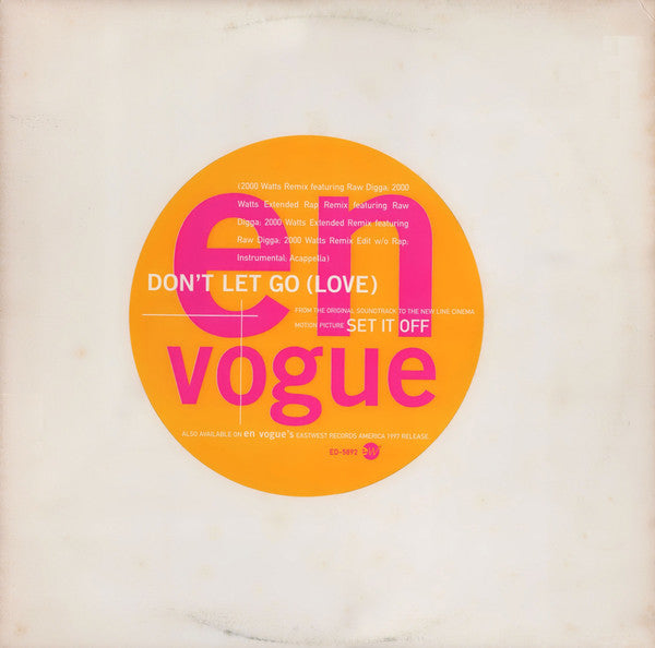 Don't Let Go (Love) En Vogue