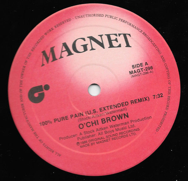 100% Pure Pain (U.S. Extended Remix) O'Chi Brown