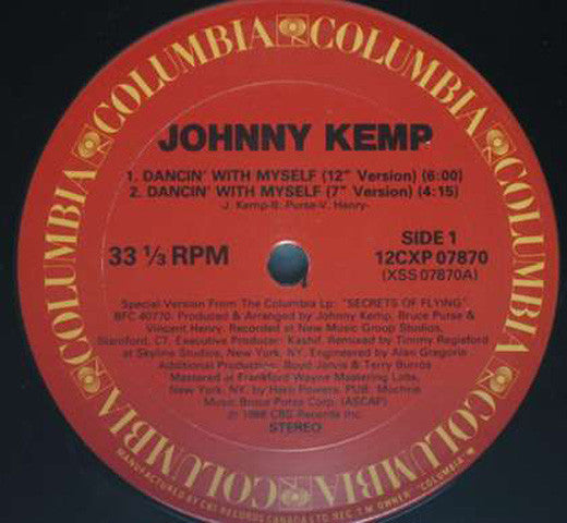 Dancin' With Myself Johnny Kemp