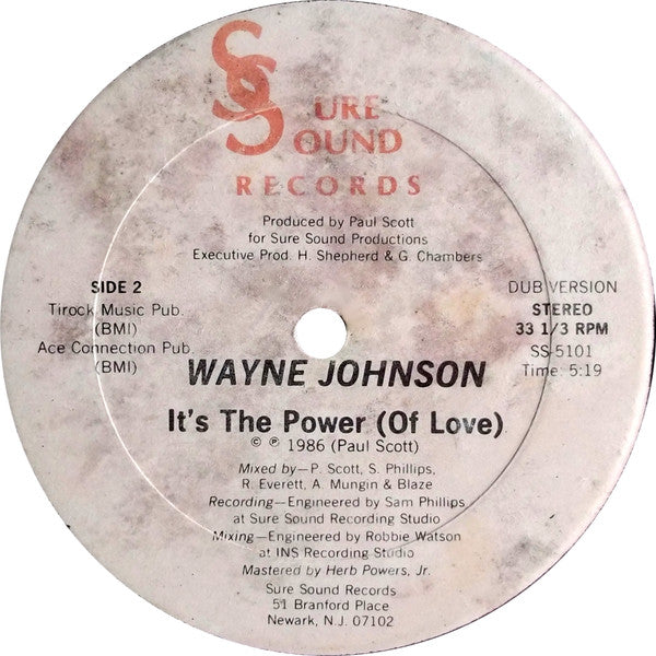 It's The Power (Of Love) Wayne Johnson