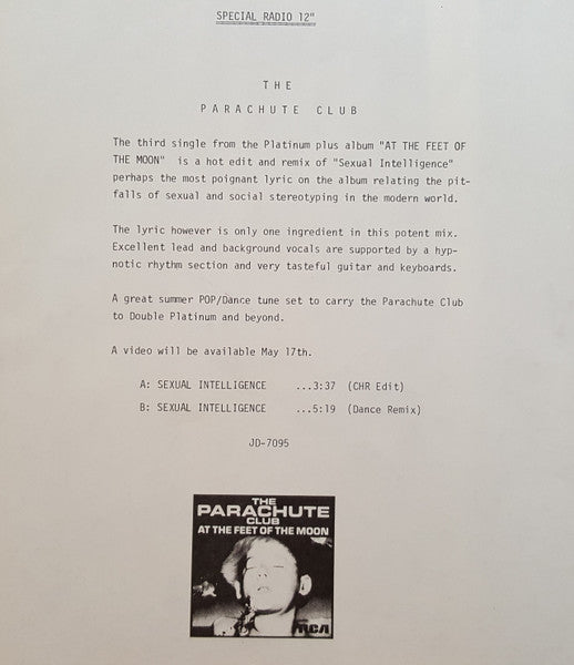 Sexual Intelligence The Parachute Club