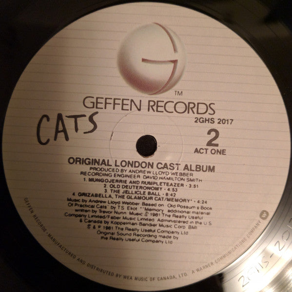 Cats: Original London Cast Album | Rectangle Triangle
