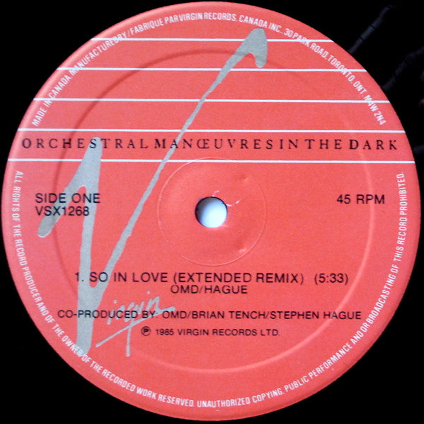 So In Love (Extended Mix) Orchestral Manoeuvres In The Dark