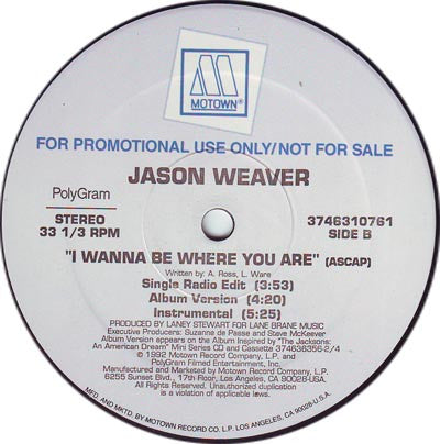 I Wanna Be Where You Are Jason Weaver
