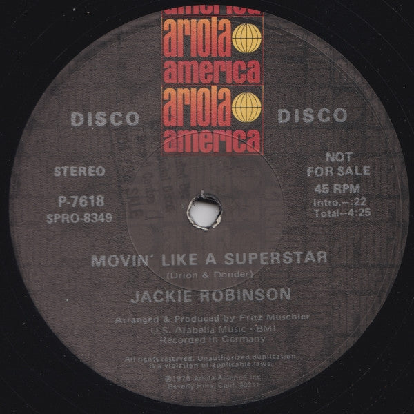 Movin' Like A Superstar Jackie Robinson