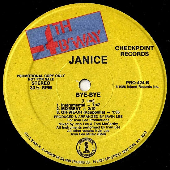 Bye-Bye Janice