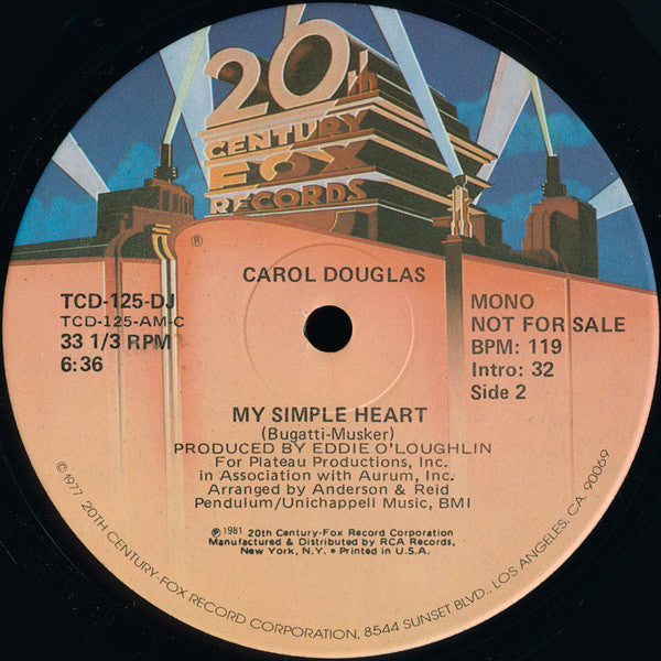 My Simple Heart Carol Douglas
