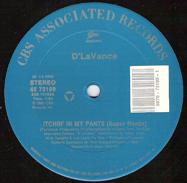 Itchin' In My Pants D'LaVance