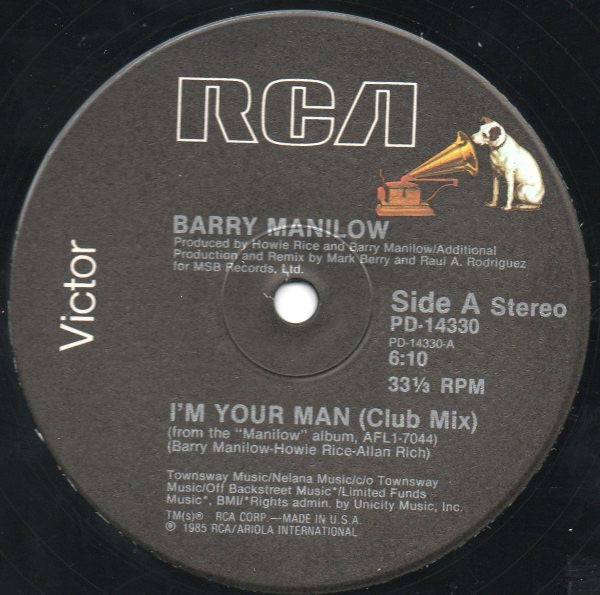 I'm Your Man Barry Manilow