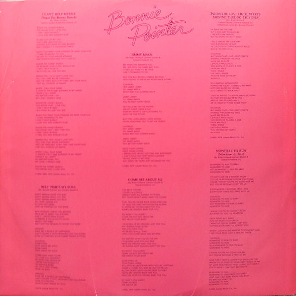 Bonnie Pointer Bonnie Pointer
