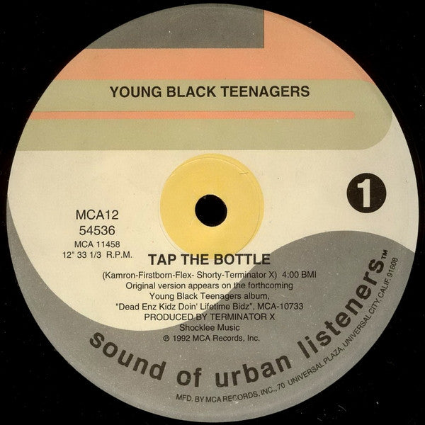 Tap The Bottle Young Black Teenagers