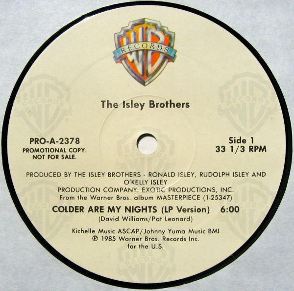 Colder Are My Nights The Isley Brothers