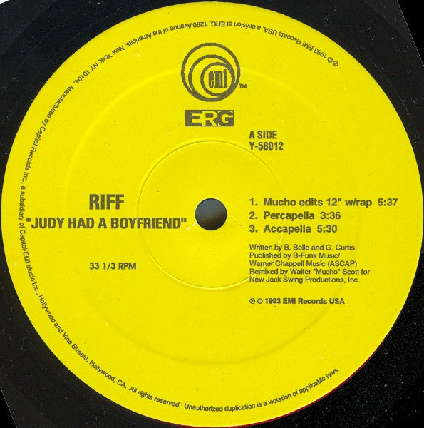 Judy Had A Boyfriend Riff