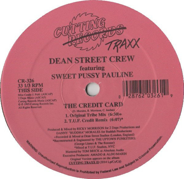 La carte de crédit Dean Street Crew, Douce Chatte Pauline